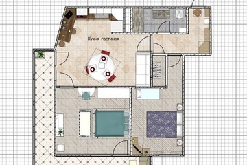 2-к квартира, 66 м², 5/14 эт.